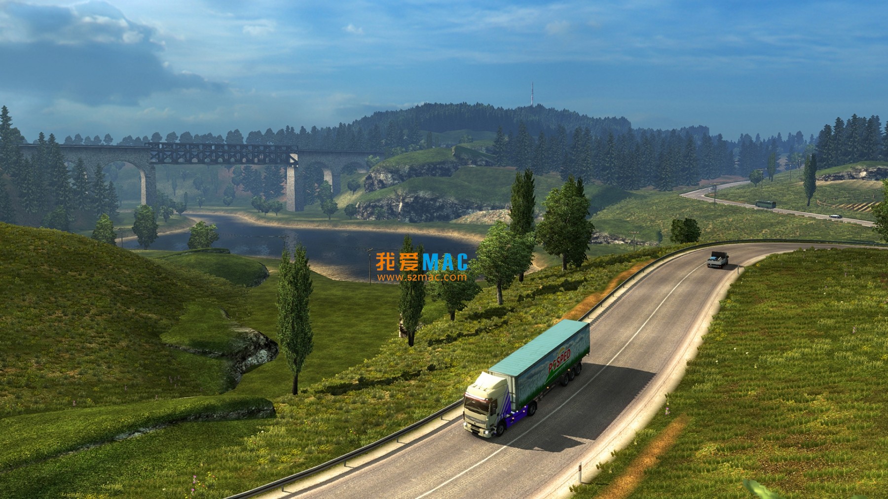 Euro Truck Simulator 2 for Mac 欧洲卡车模拟游戏 中文版下载 