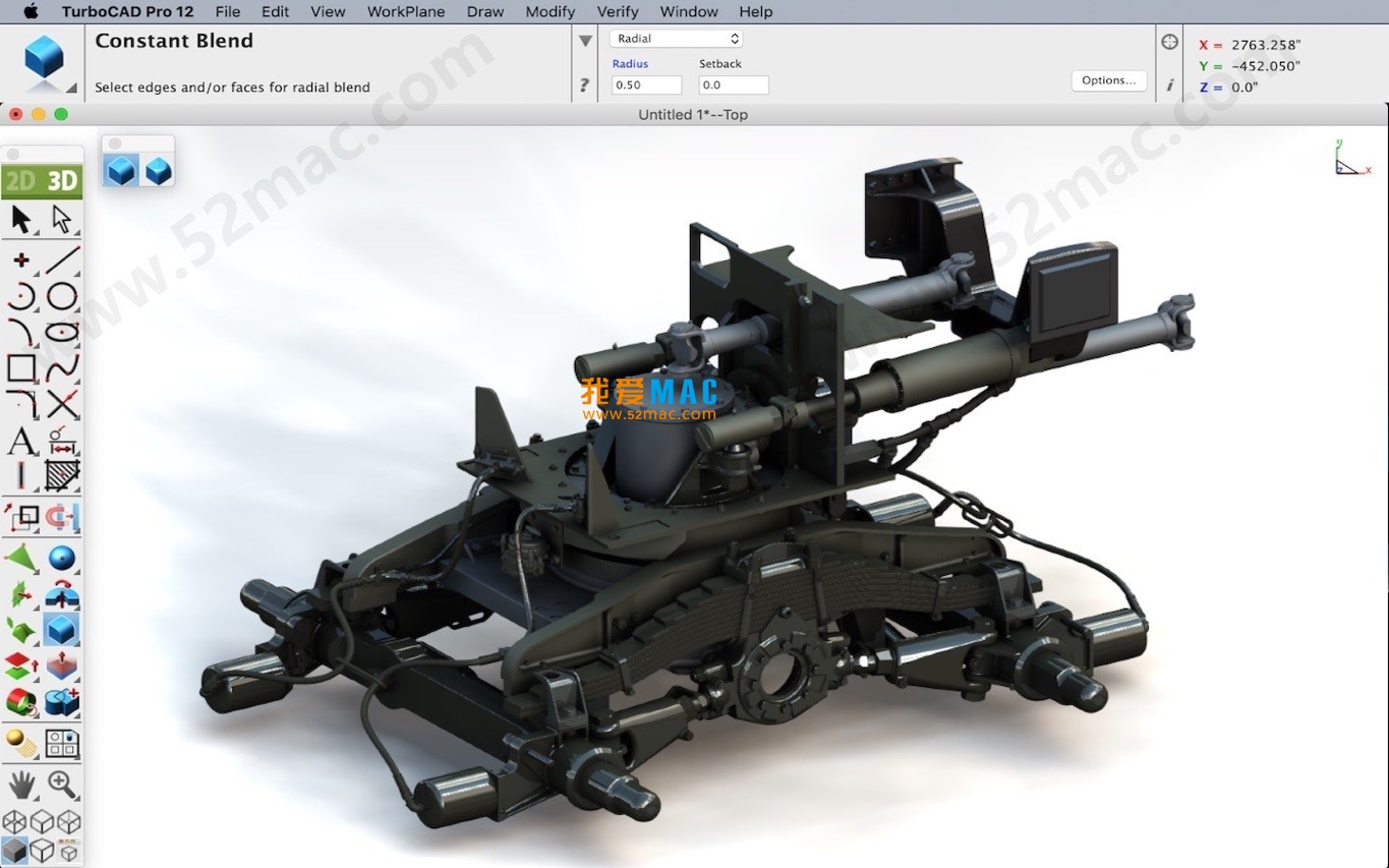 TurboCAD Pro 12 for Mac v12.0.0 强大的CAD软件 破解版下载