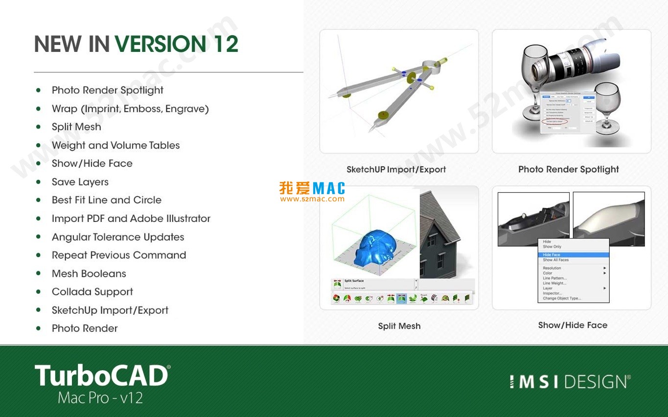 TurboCAD Pro 12 for Mac v12.0.0 强大的CAD软件 破解版下载
