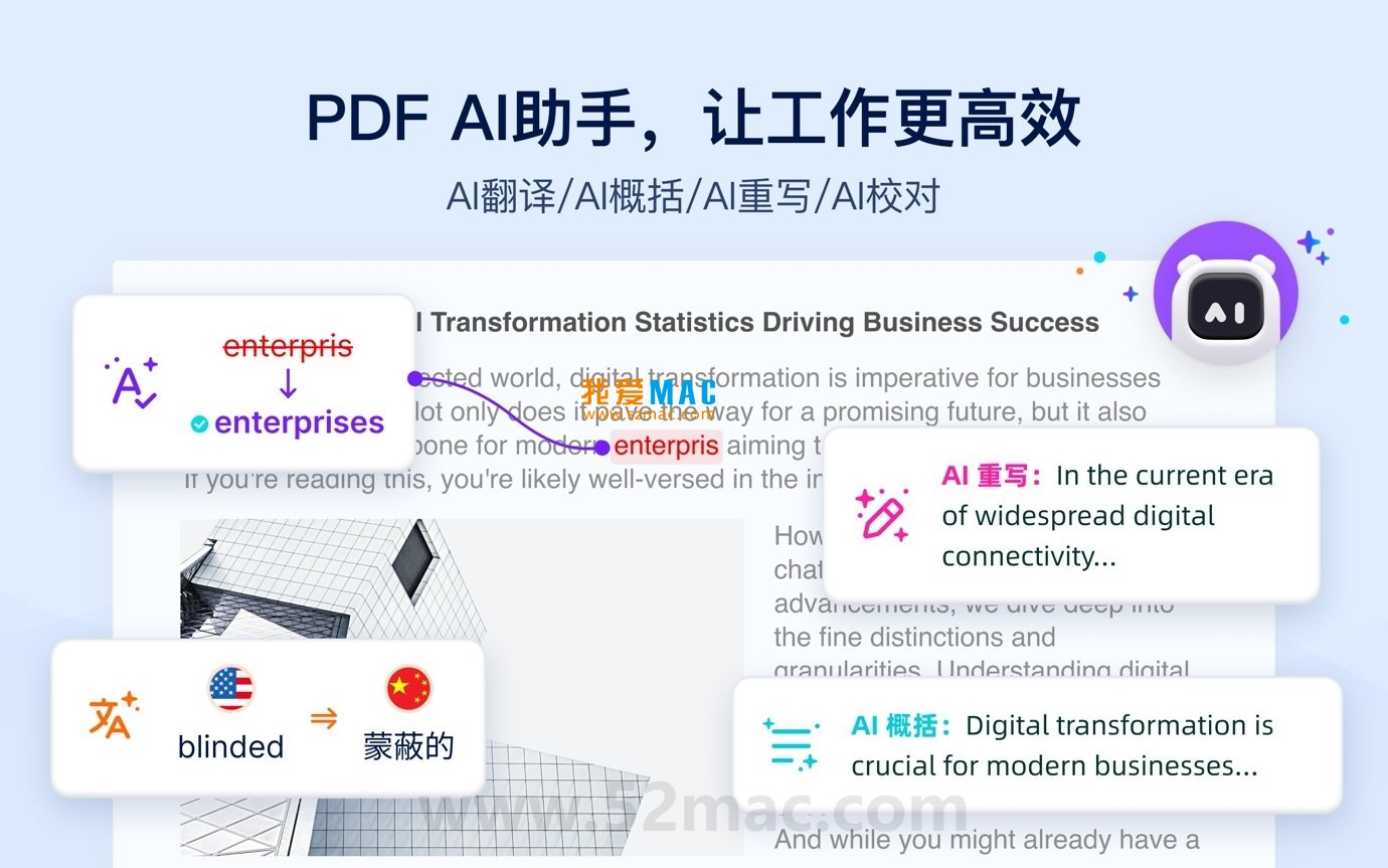 PDF Reader Pro for Mac v4.0.3 PDF编辑工具 中文破解版下载