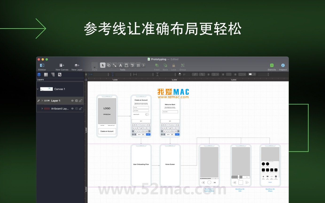 OmniGraffle Pro for Mac v7.23 思维导图软件 中文破解版下载