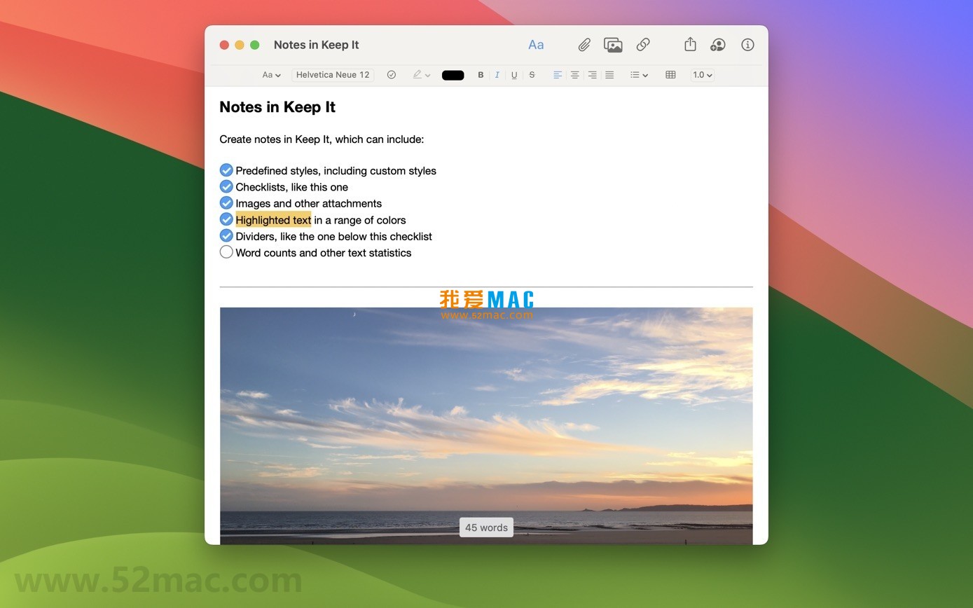 Keep It for Mac v2.4.11 笔记本管理工具 破解版下载