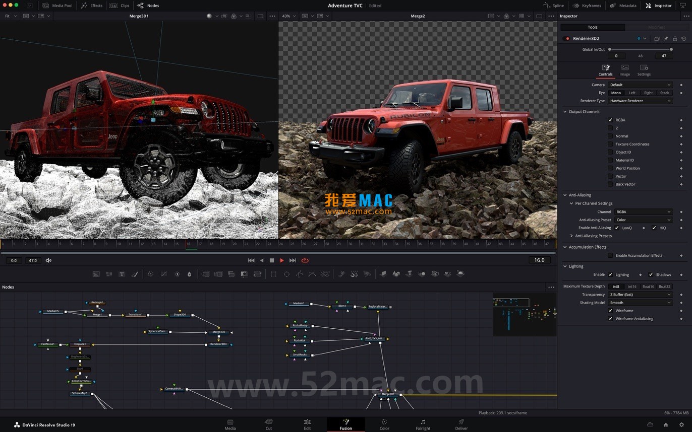 DaVinci Resolve Studio for Mac v19.0.2 达芬奇调色 中文破解版下载