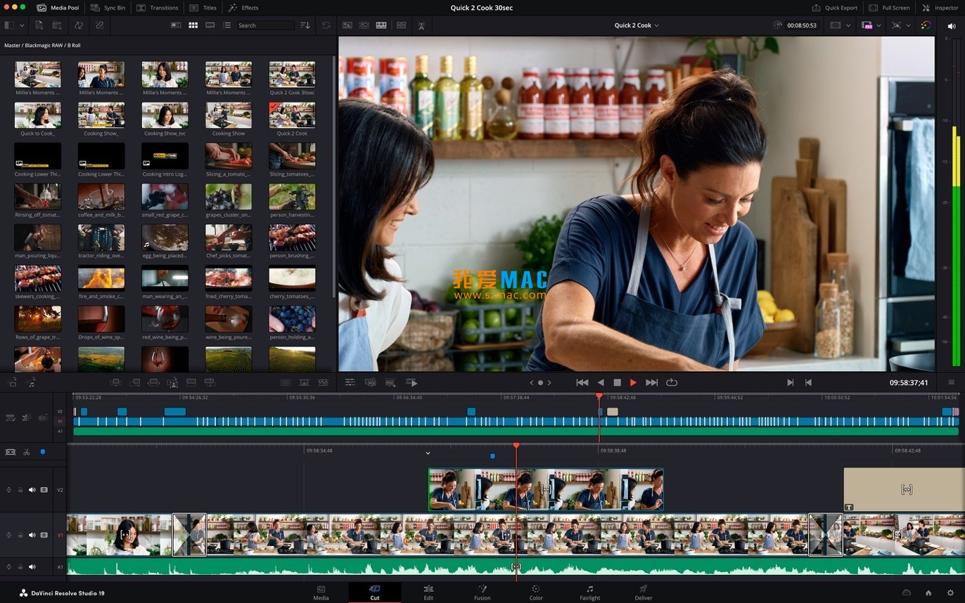 DaVinci Resolve Studio for Mac v19.0.2 达芬奇调色 中文破解版下载