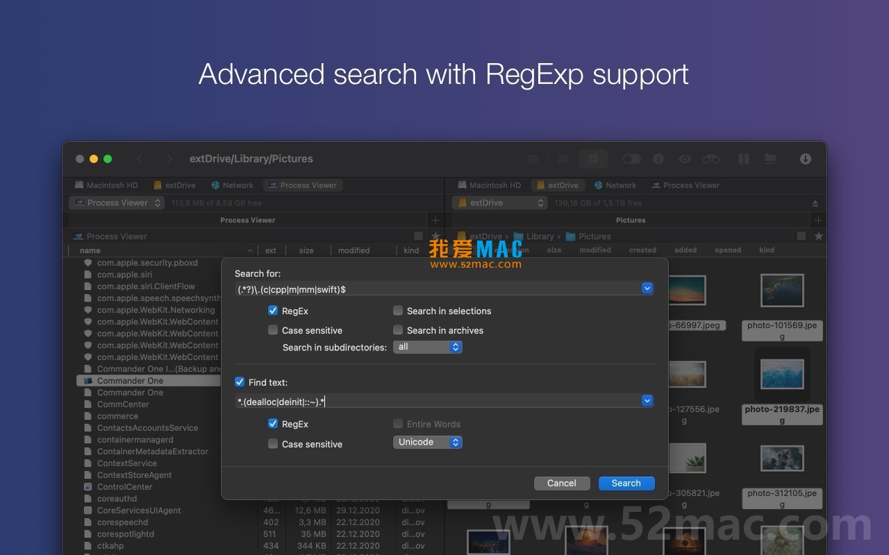 Commander One Pro for Mac v3.10 强大的文件管理器 中文破解版下载