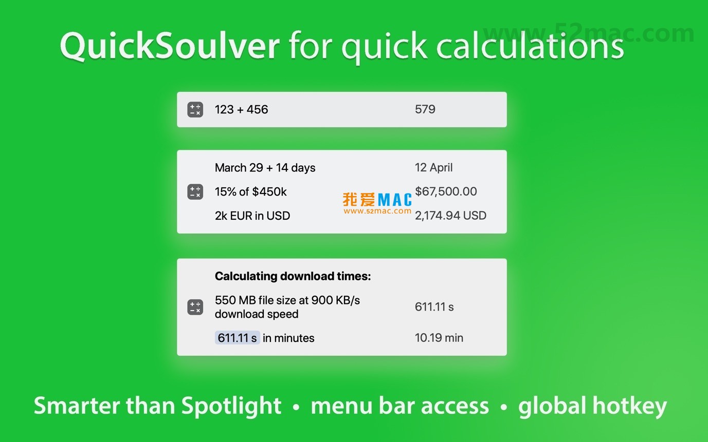 Soulver 3 for Mac v3.14.1 内置计算器的智能记事本 中文破解版