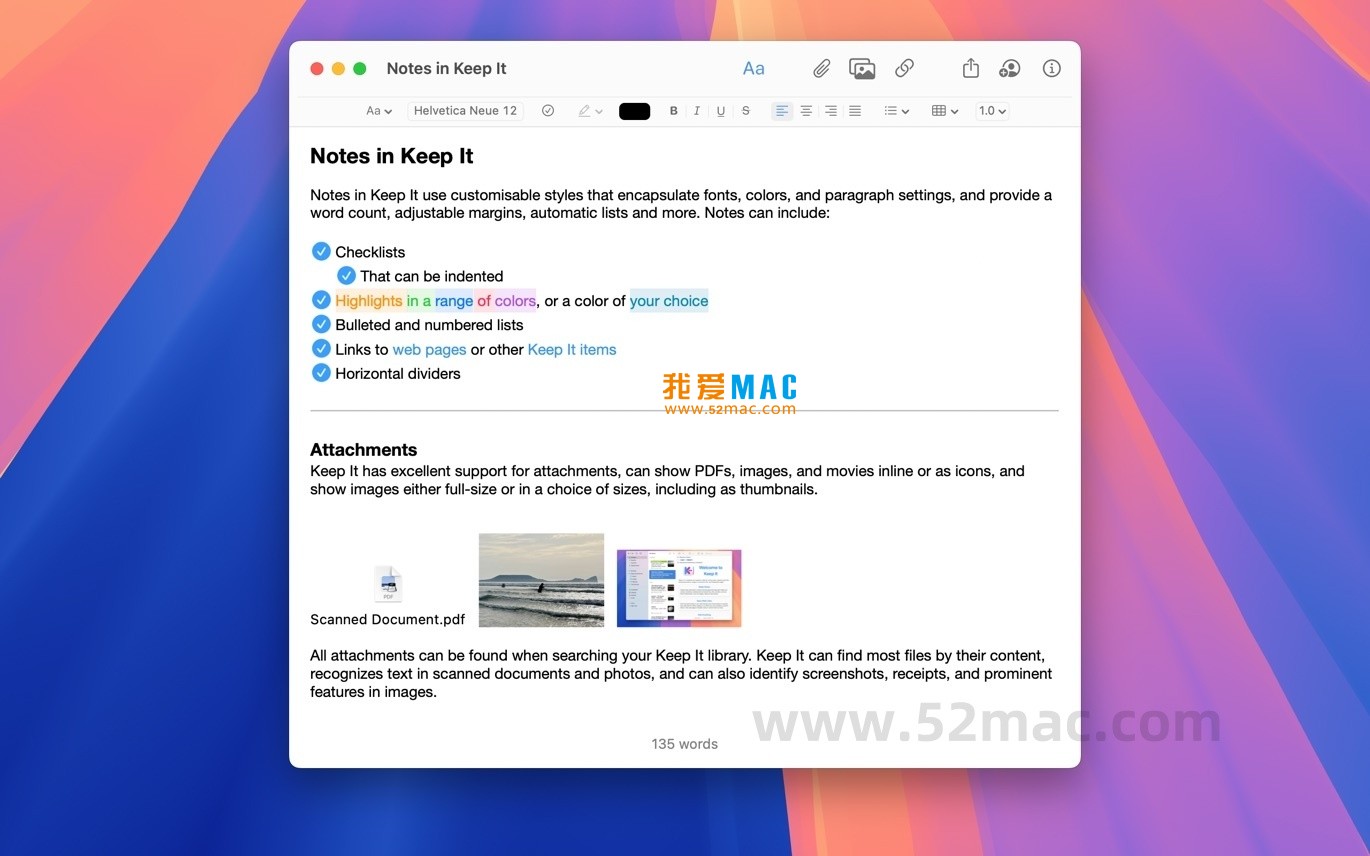 Keep It for Mac v2.6.6 笔记和文件管理软件 破解版下载