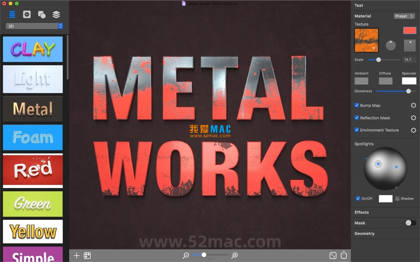 Art Text 4 for Mac v4.5.3 图形设计软件 中文汉化破解版下载