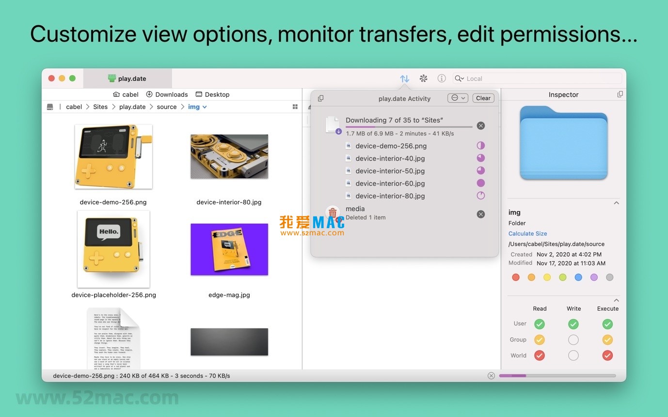 Transmit 5 for Mac v5.11.0 强大的FTP客户端 中文破解版下载