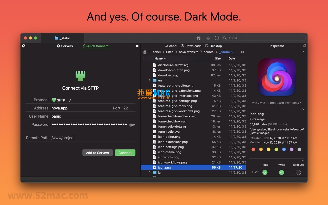 Transmit 5 for Mac v5.11.0 强大的FTP客户端 中文破解版下载