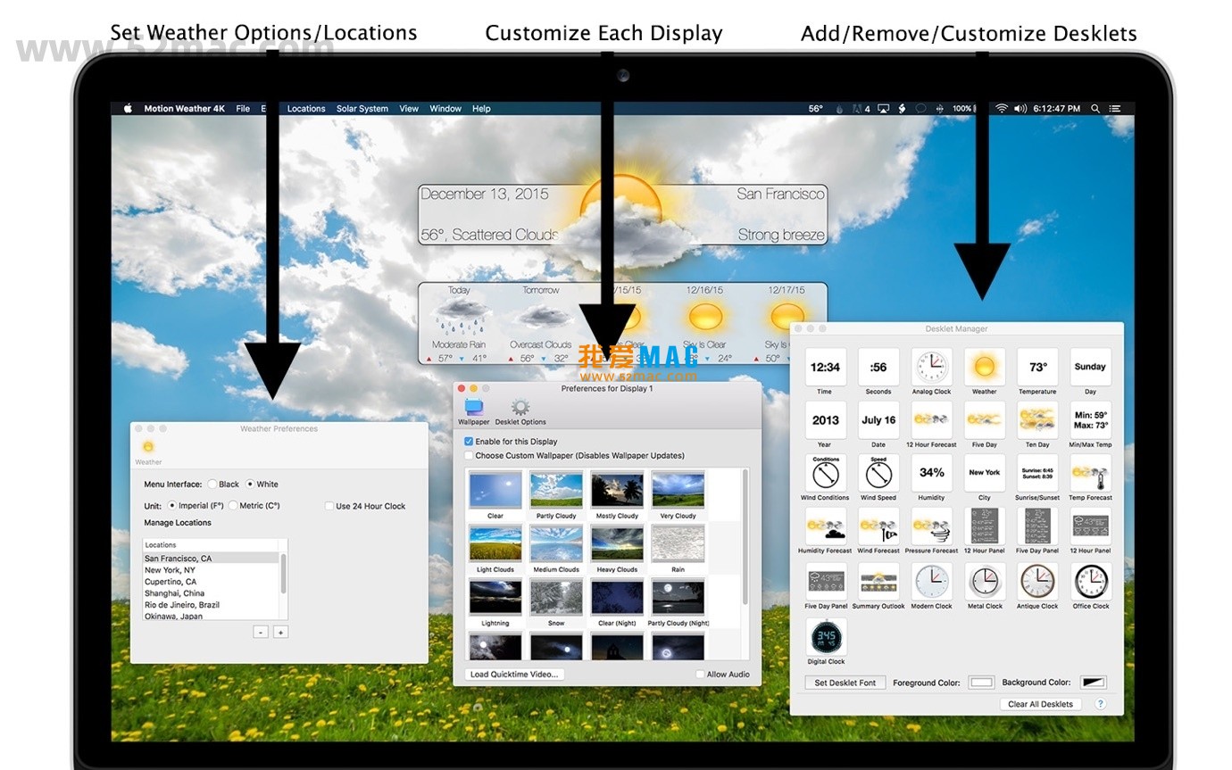 Motion Weather 4K for Mac v1.2.1 天气壁纸软件 破解版下载
