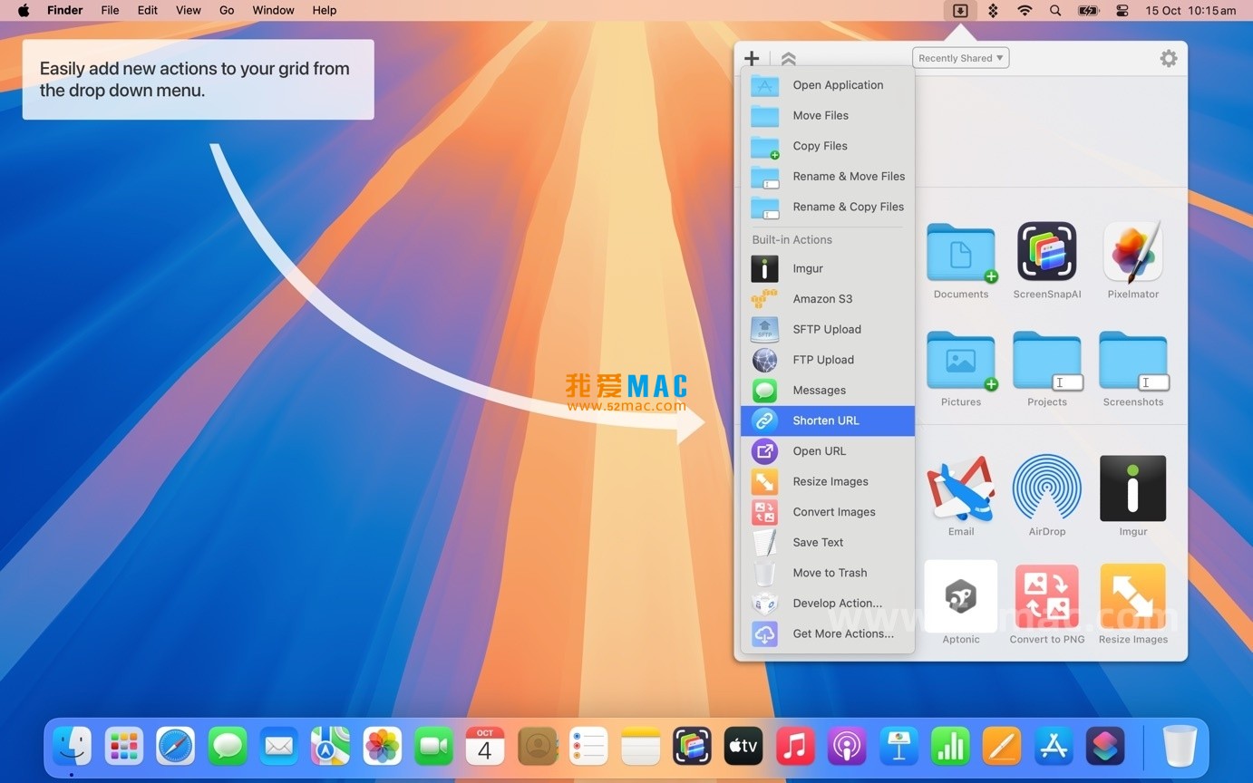 Dropzone 4 for Mac v4.80.69 快速文件中转站 中文破解版下载