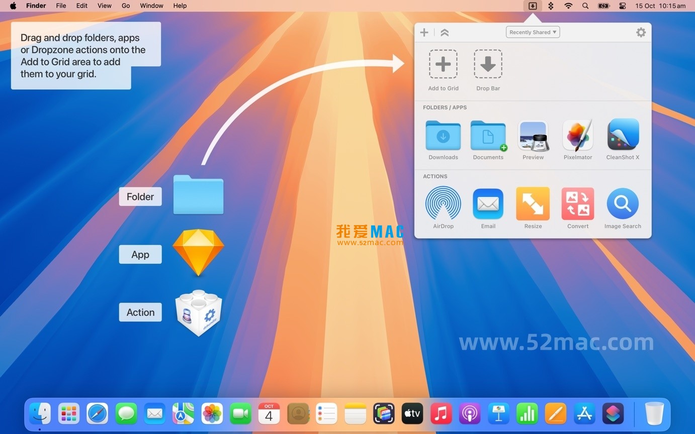 Dropzone 4 for Mac v4.80.69 快速文件中转站 中文破解版下载