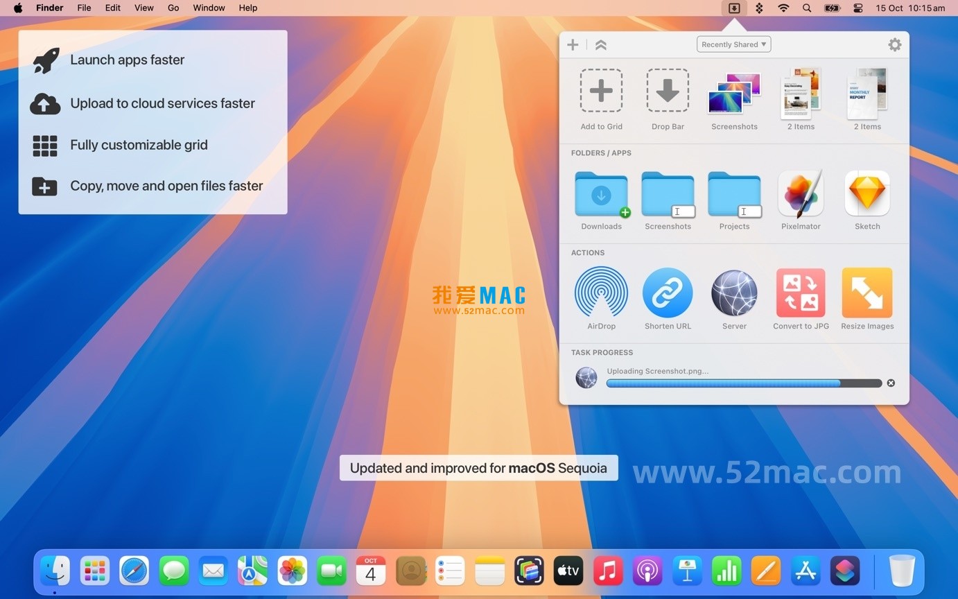 Dropzone 4 for Mac v4.80.69 快速文件中转站 中文破解版下载