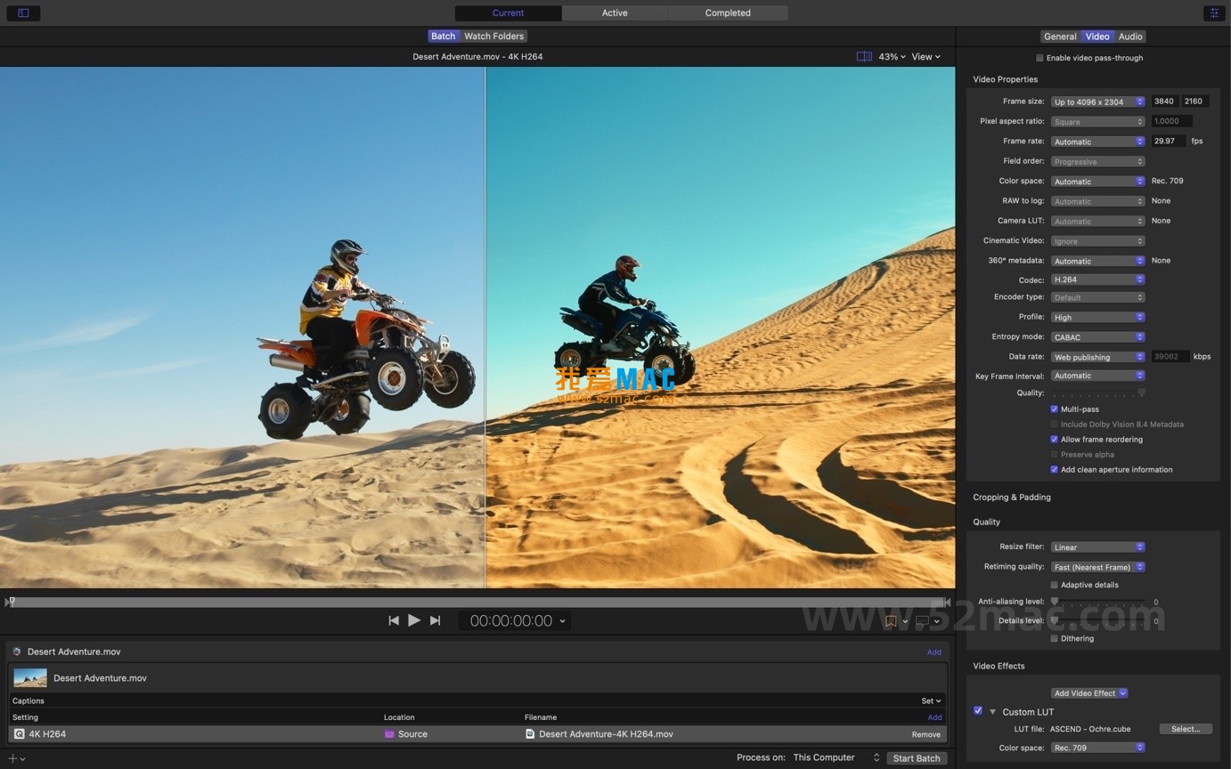 Compressor for Mac v4.11 FCPX辅助导出编码工具 中文破解版下载