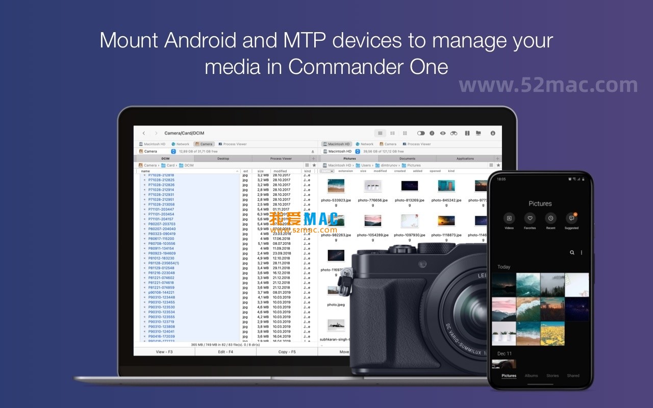 Commander One Pro for Mac v3.17 强大的文件管理器 中文破解版下载