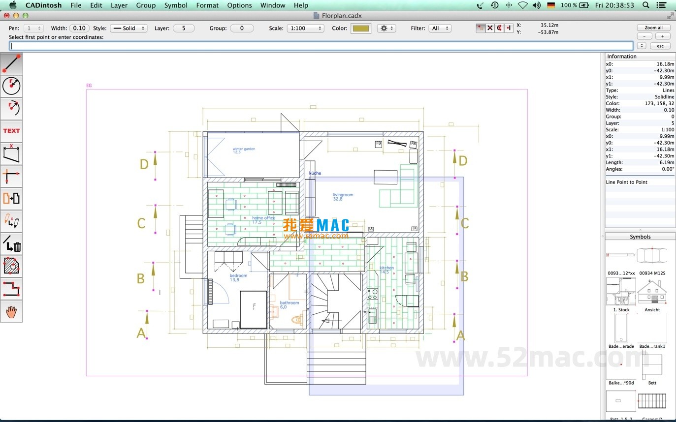 CADintosh X for Mac v8.9 高性能CAD软件 破解版下载