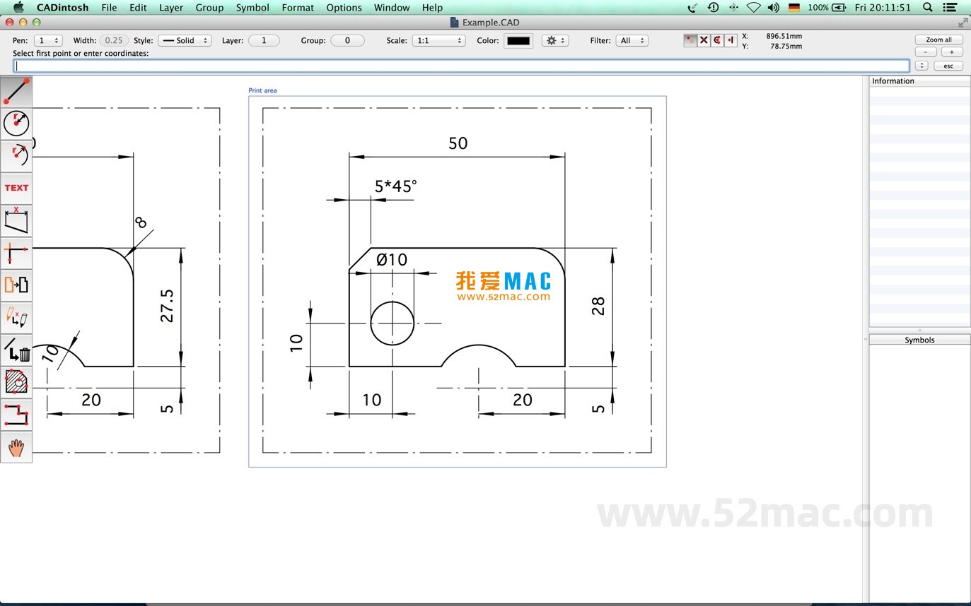 CADintosh X for Mac v8.9 高性能CAD软件 破解版下载