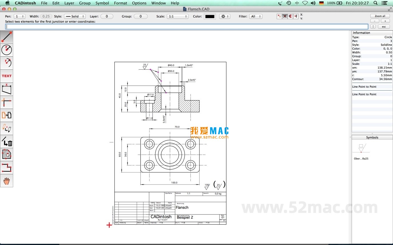 CADintosh X for Mac v8.9 高性能CAD软件 破解版下载