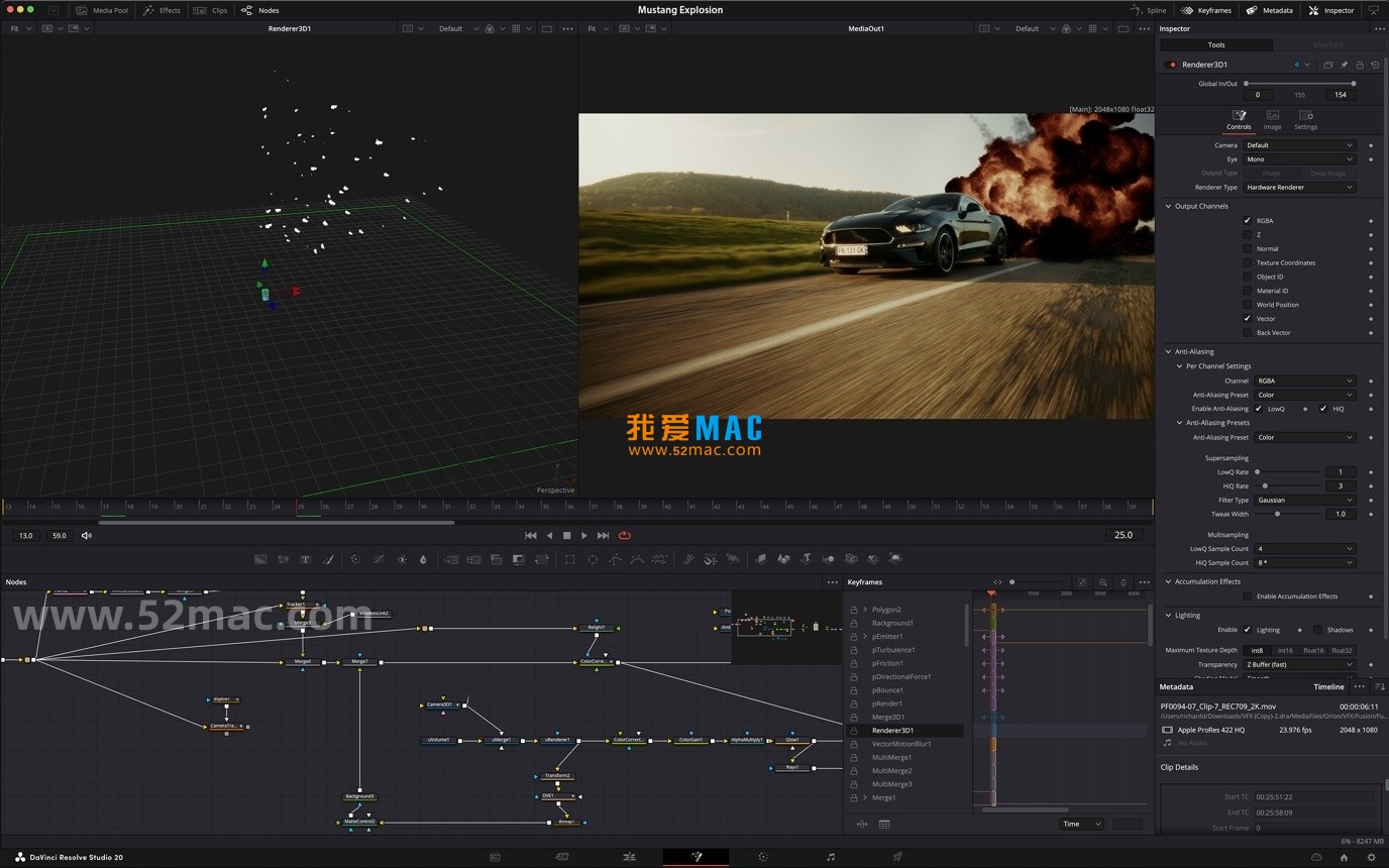 DaVinci Resolve Studio for Mac v20.2.2 达芬奇调色 中文破解版下载