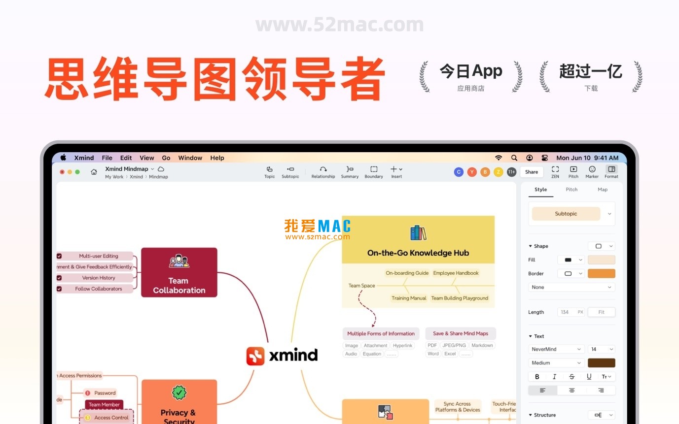 XMind Pro for Mac v26.01.03145 思维导图软件 中文破解版下载
