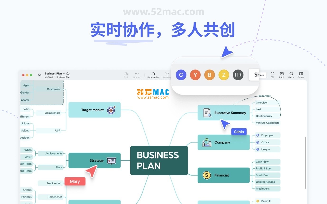 XMind Pro for Mac v26.01.03145 思维导图软件 中文破解版下载