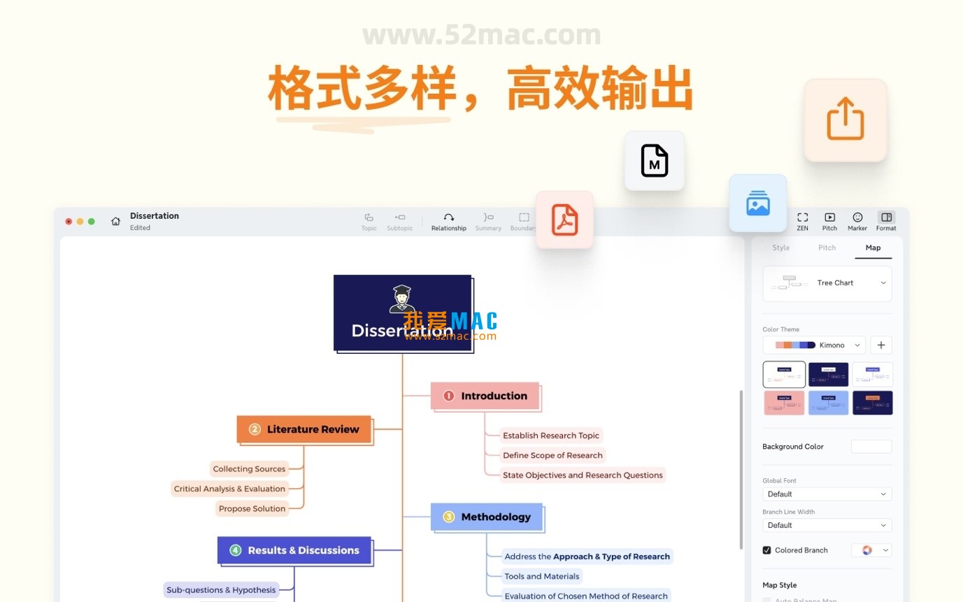 XMind Pro for Mac v26.01.03145 思维导图软件 中文破解版下载