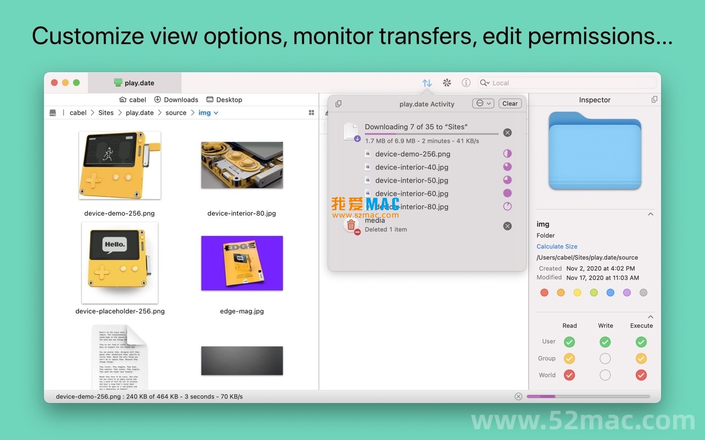 Transmit 5 for Mac v5.11.1 强大的FTP客户端 中文破解版下载