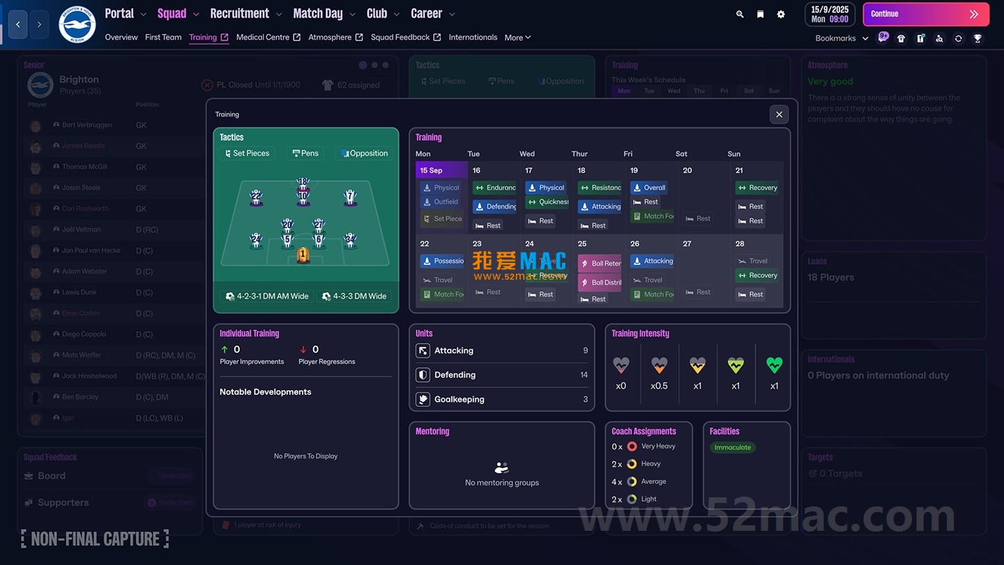 Football Manager 2026 for Mac v26.0.1 足球经理26 中文破解版下载