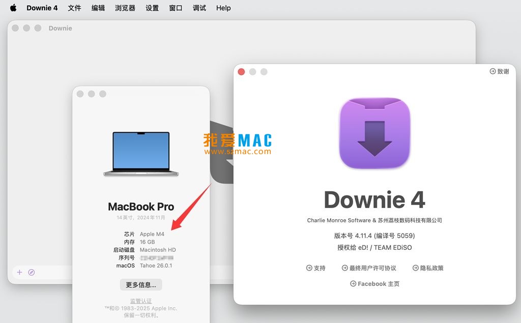 Downie 4 for Mac v4.11.4 专业视频下载器 中文破解版下载