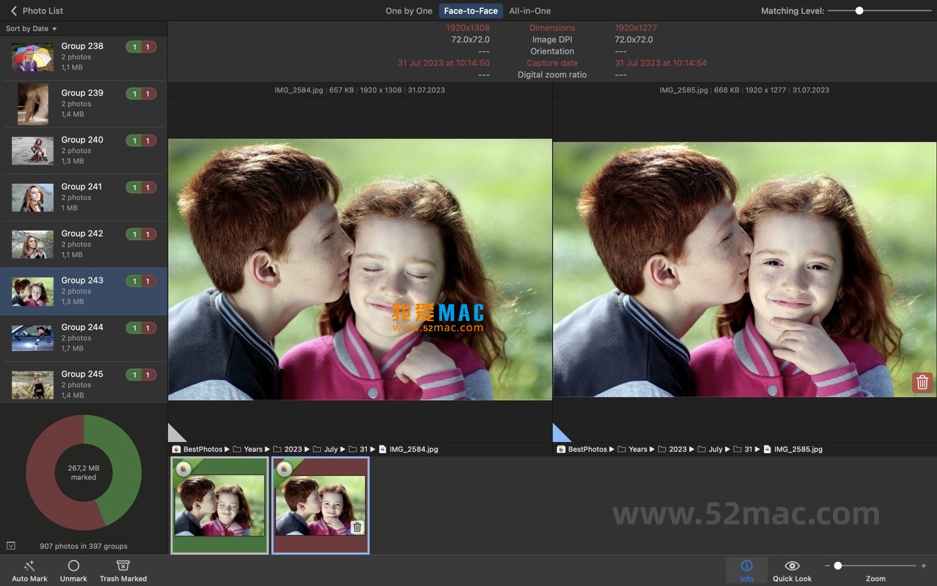 PhotoSweeper X for Mac v5.1.2 查找相似或重复照片 破解版下载