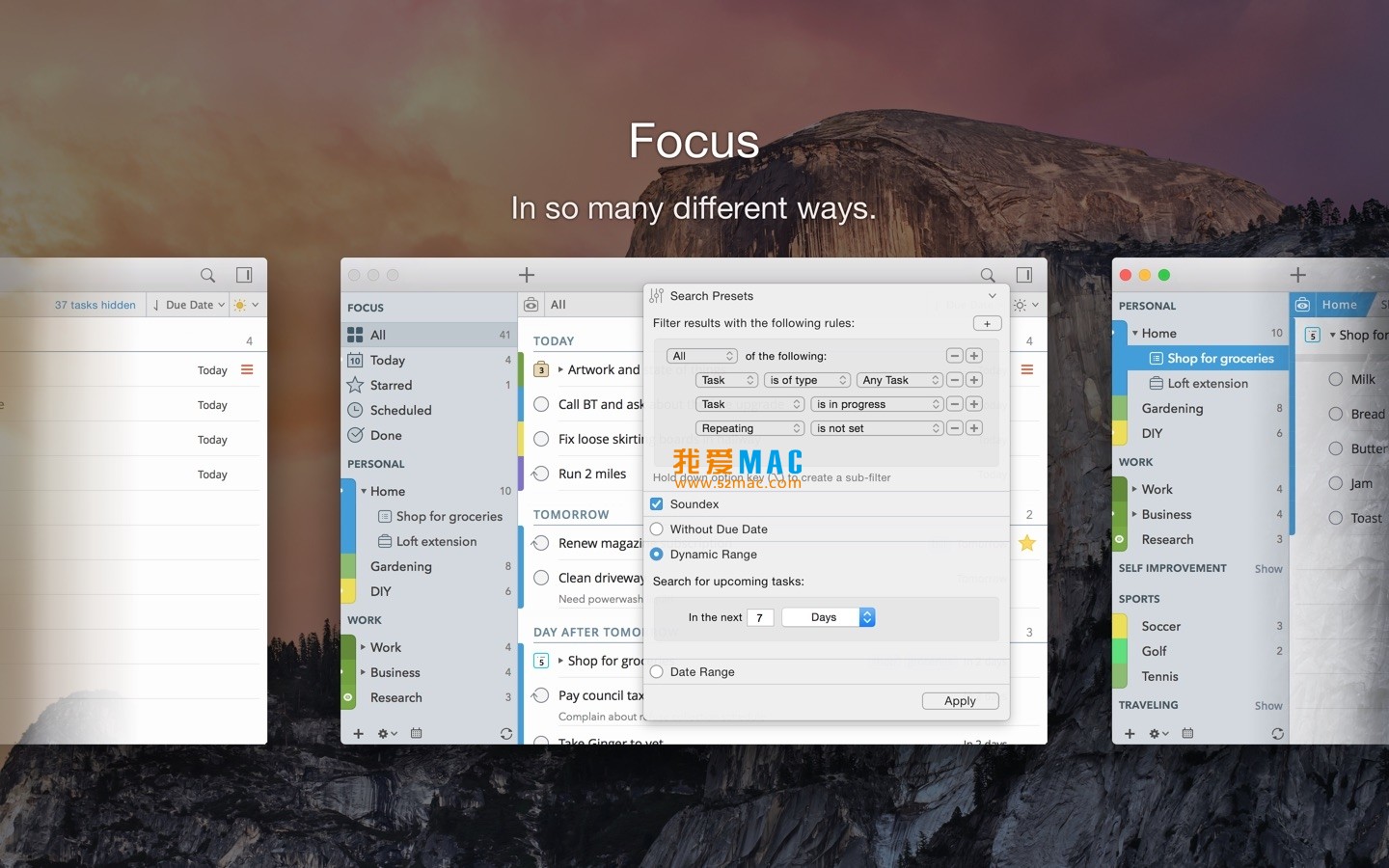 2Do for Mac v2.9.4 简单高效任务管理器 中文破解版下载